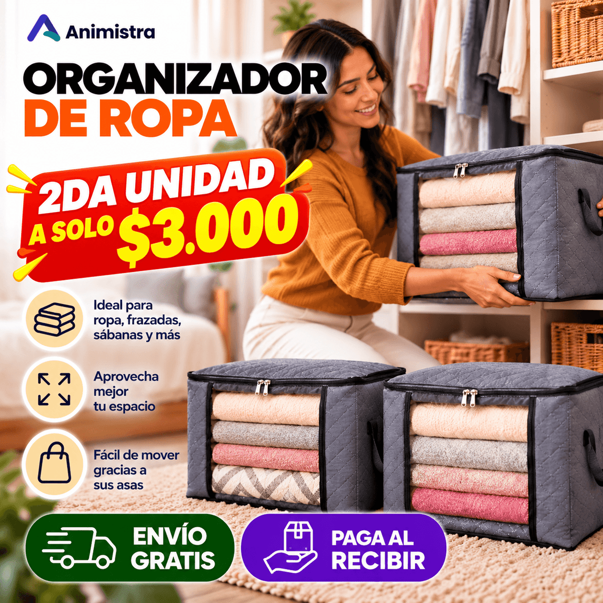 ORGANIZADOR DE ROPA