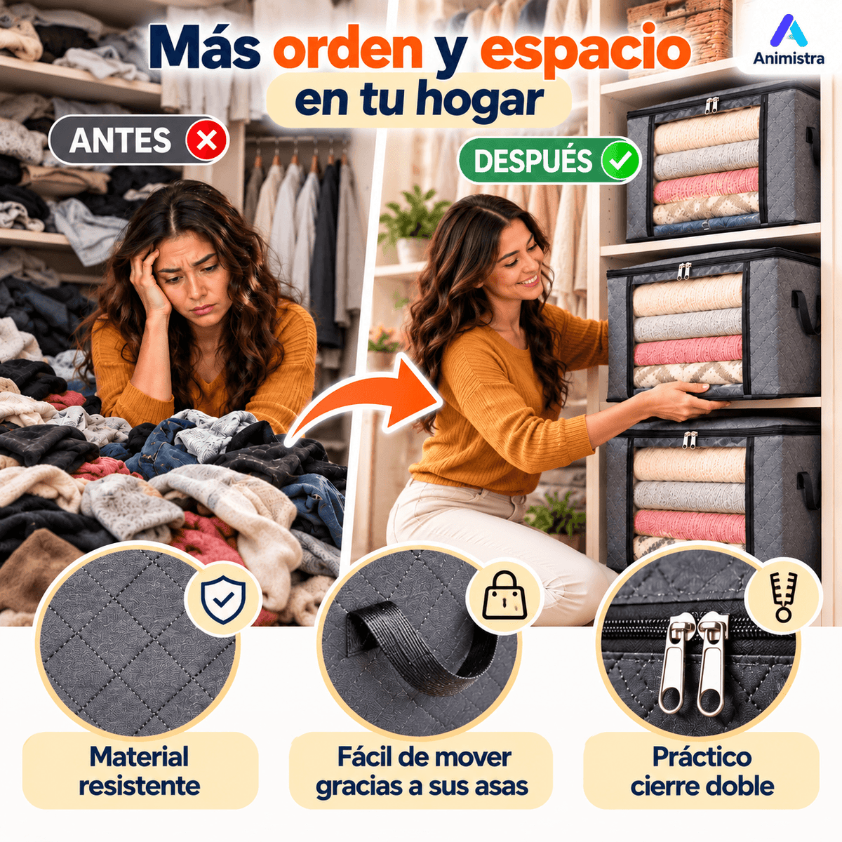 ORGANIZADOR DE ROPA
