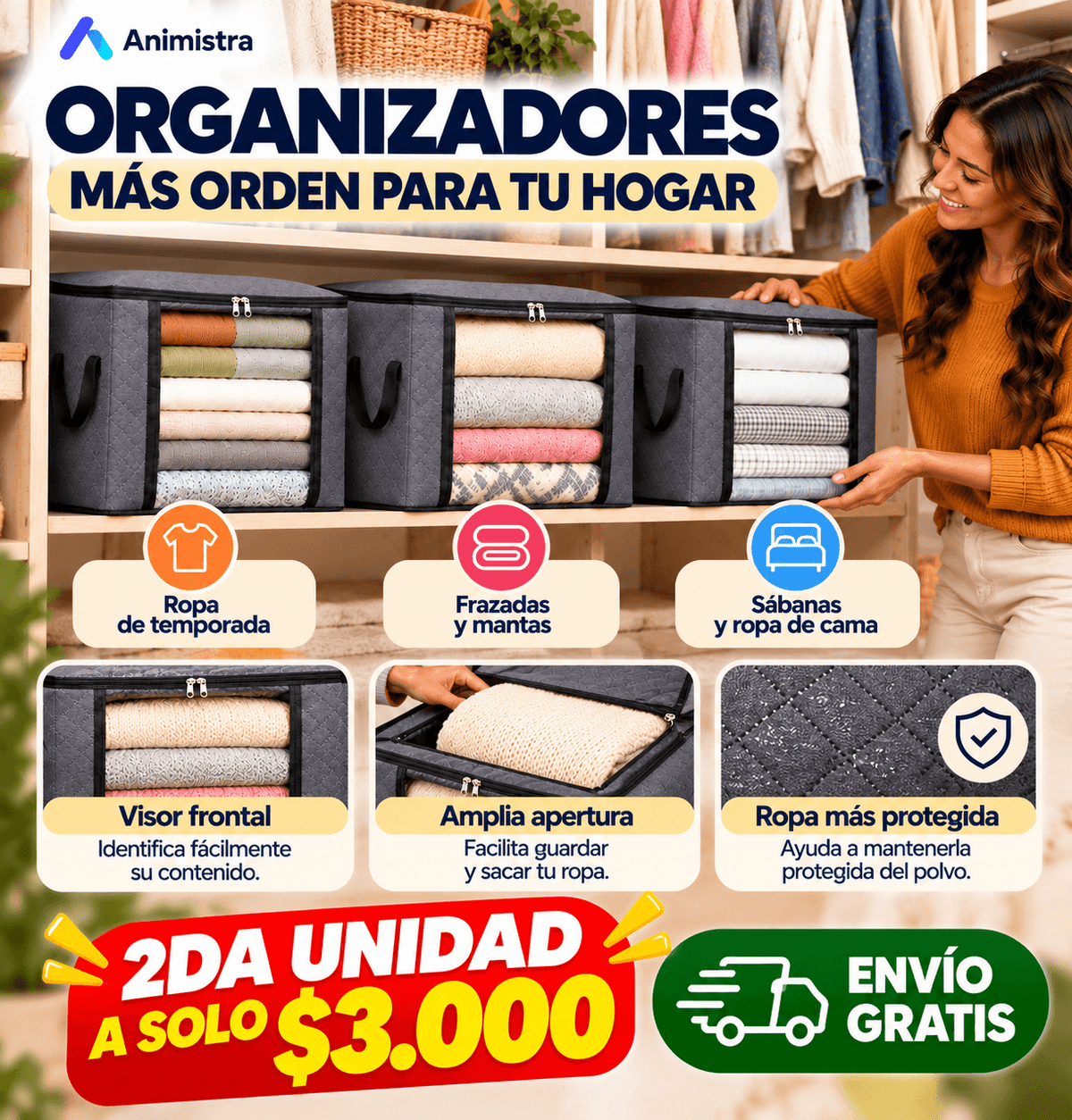 ORGANIZADOR DE ROPA