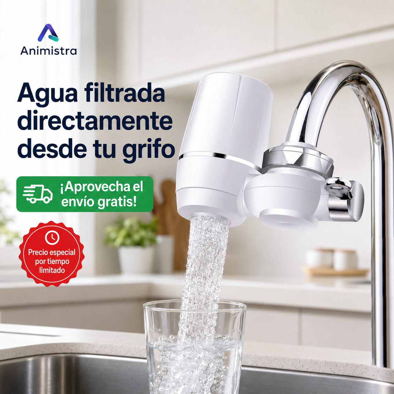 Filtro Purificador De Agua Grifo